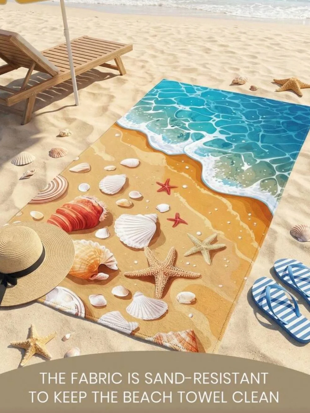 Beach towel with bag included